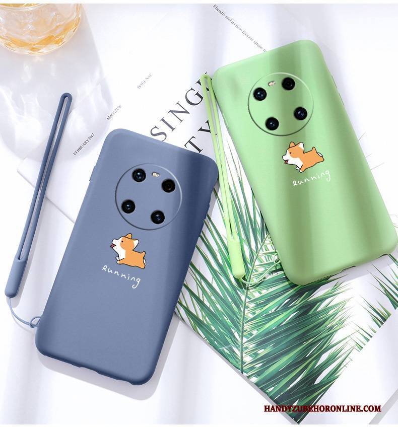 Hülle Huawei Mate 40 Pro Taschen Blau Netto Rot, Case Huawei Mate 40 Pro Kreativ Nette Handyhüllen