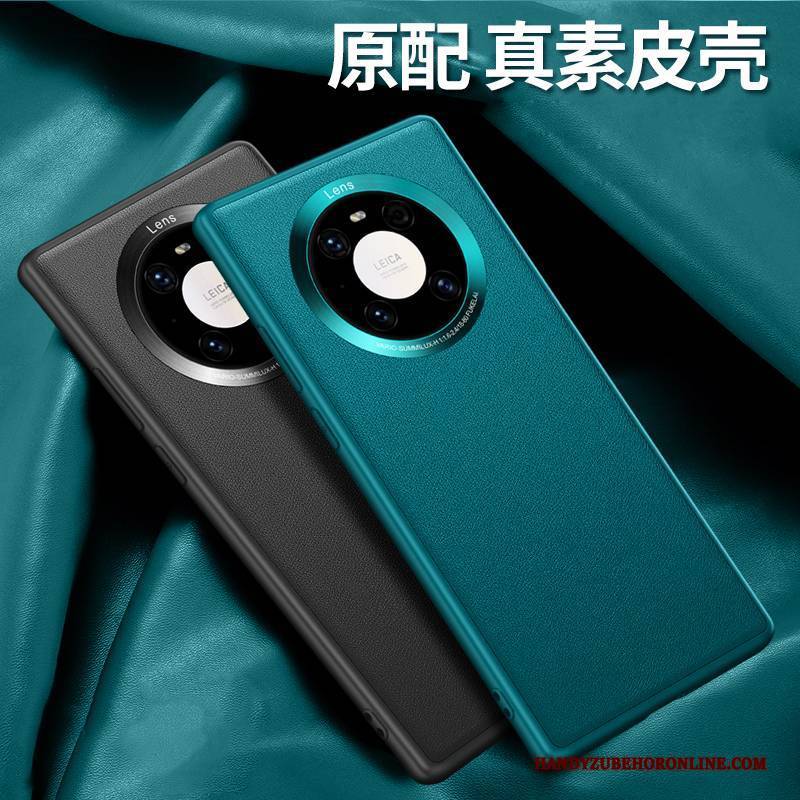 Hülle Huawei Mate 40 Schutz High-end Handyhüllen, Case Huawei Mate 40 Taschen Anti-sturz Grün