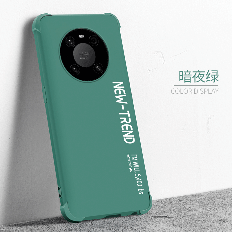 Hülle Huawei Mate 40 Silikon Ballon Trend, Case Huawei Mate 40 Kreativ Handyhüllen Grün