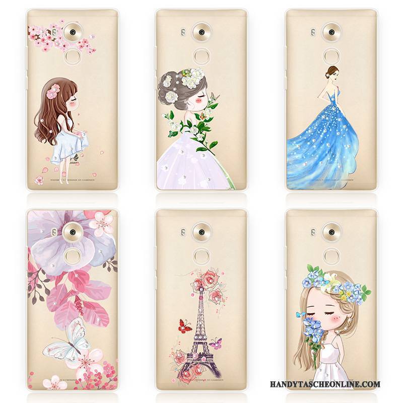 Hülle Huawei Mate 8 Schutz Neu Handyhüllen, Case Huawei Mate 8 Strass Trend Anti-sturz