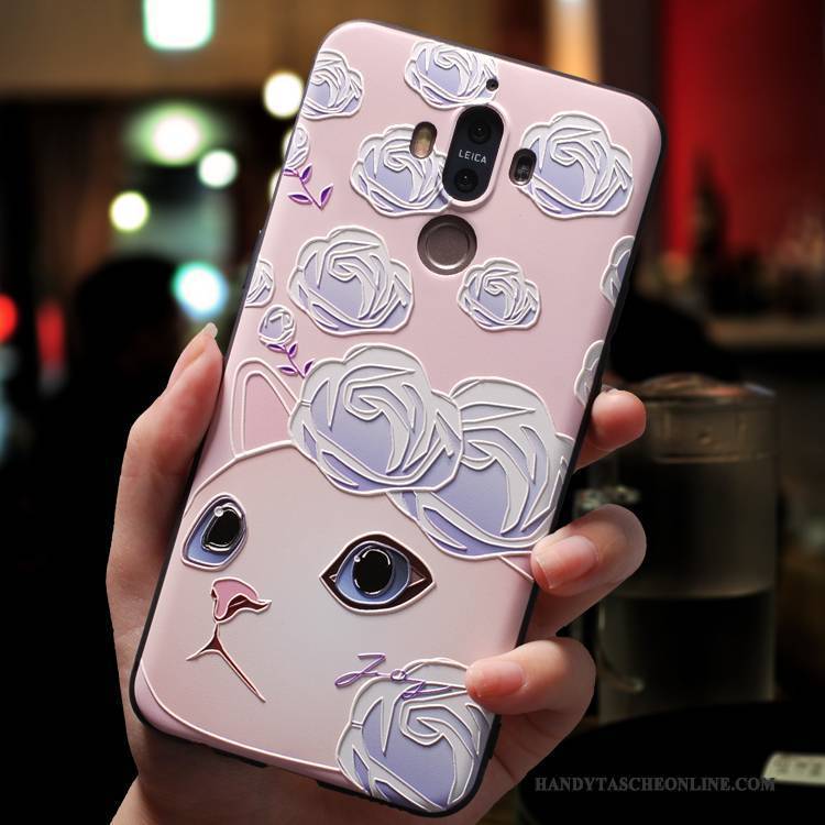 Hülle Huawei Mate 9 Kreativ Handyhüllen Nette, Case Huawei Mate 9 Taschen Anti-sturz Persönlichkeit