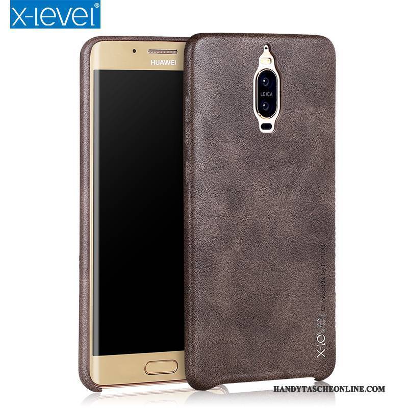 Hülle Huawei Mate 9 Pro Lederhülle Neu Handyhüllen, Case Huawei Mate 9 Pro Schutz Schlank Lichtfarbe