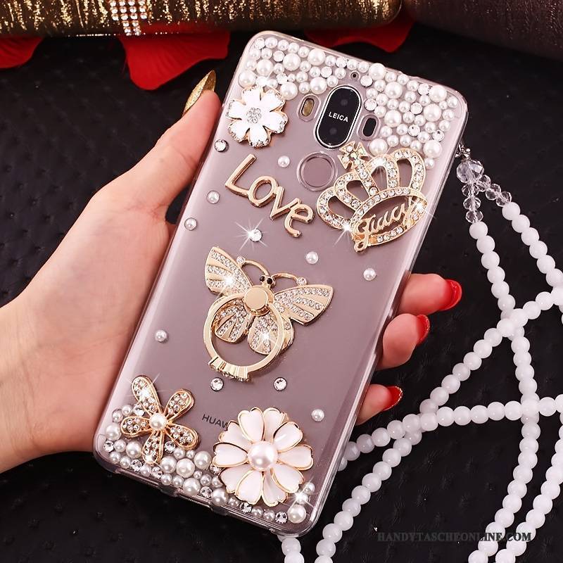 Hülle Huawei Mate 9 Schutz Schnalle Handyhüllen, Case Huawei Mate 9 Kreativ Hängende Verzierungen Anti-sturz