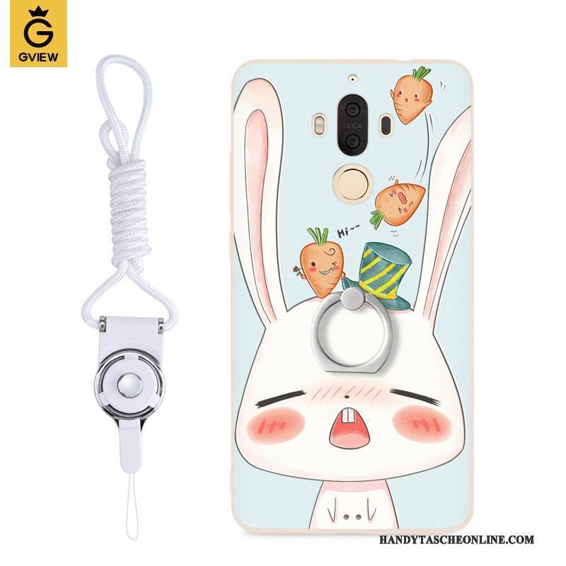 Hülle Huawei Mate 9 Silikon Handyhüllen Schnalle, Case Huawei Mate 9 Taschen Ring Nette