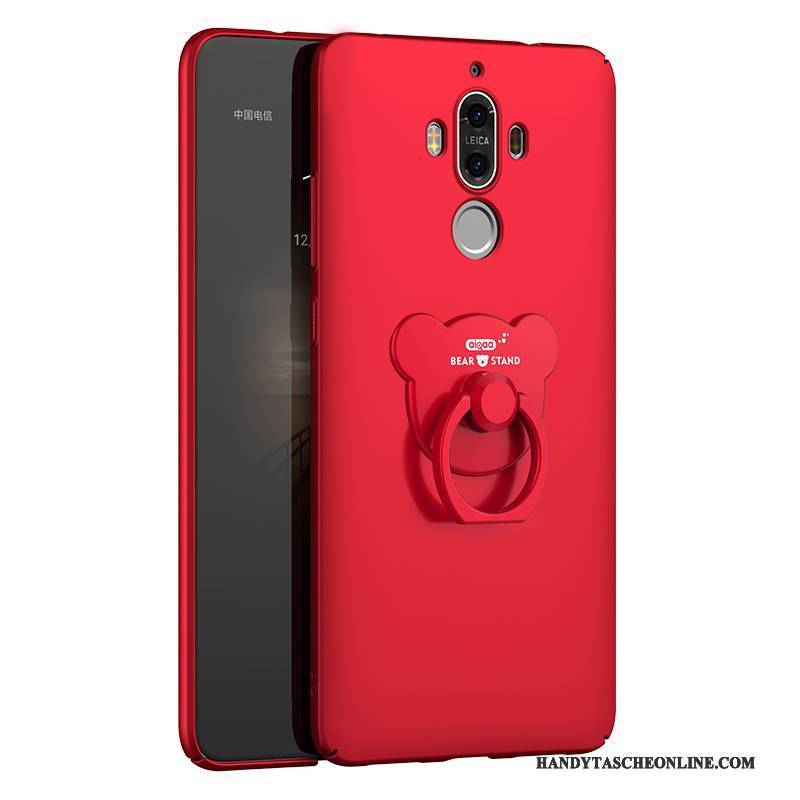 Hülle Huawei Mate 9 Taschen Anti-sturz Handyhüllen, Case Huawei Mate 9 Kreativ Rot Persönlichkeit
