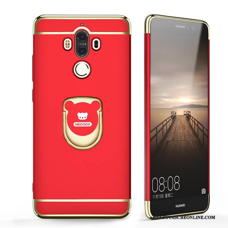 Hülle Huawei Mate 9 Taschen Rot Persönlichkeit, Case Huawei Mate 9 Kreativ Trend Handyhüllen