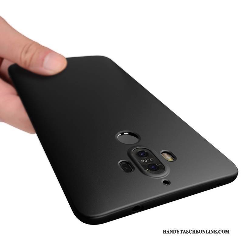Hülle Huawei Mate 9 Taschen Schwarz Anti-sturz, Case Huawei Mate 9 Schutz Handyhüllen Schlank