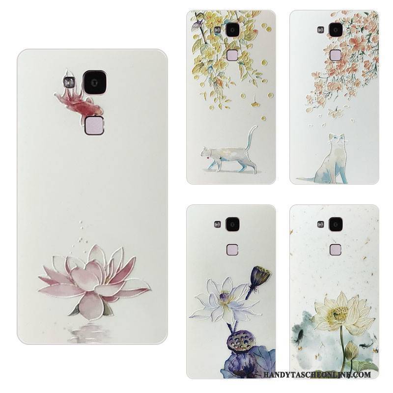 Hülle Huawei Mate S Farbe Chinesische Art Transparent, Case Huawei Mate S Schutz Schön Handyhüllen