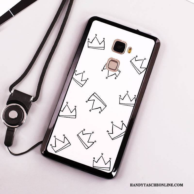 Hülle Huawei Mate S Gemalt Hängende Verzierungen Handyhüllen, Case Huawei Mate S Weiche Weiß Neu
