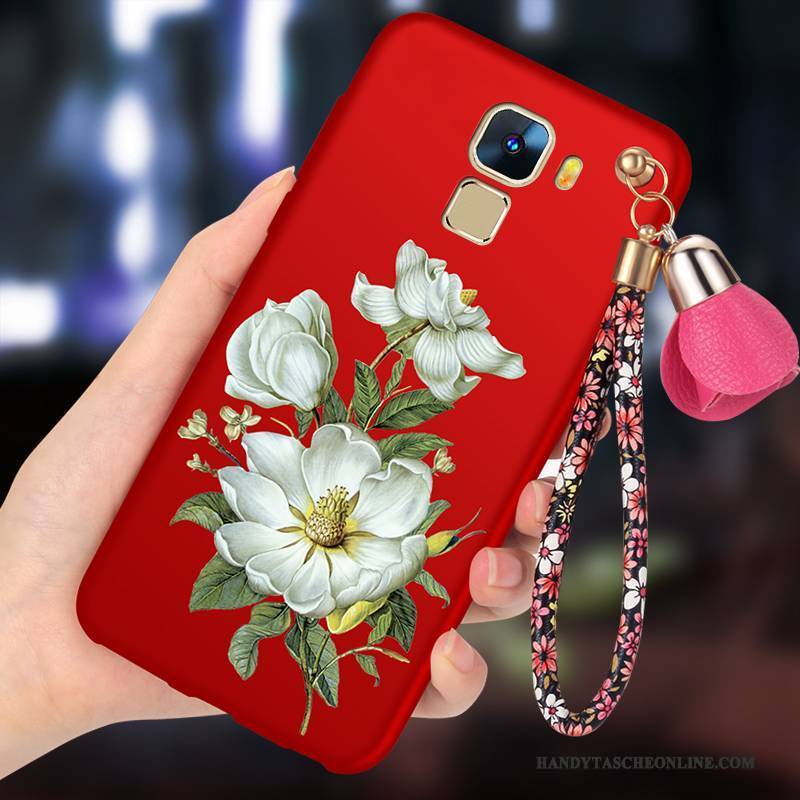 Hülle Huawei Mate S Weiche Handyhüllen Trend, Case Huawei Mate S Schutz Rot Anti-sturz