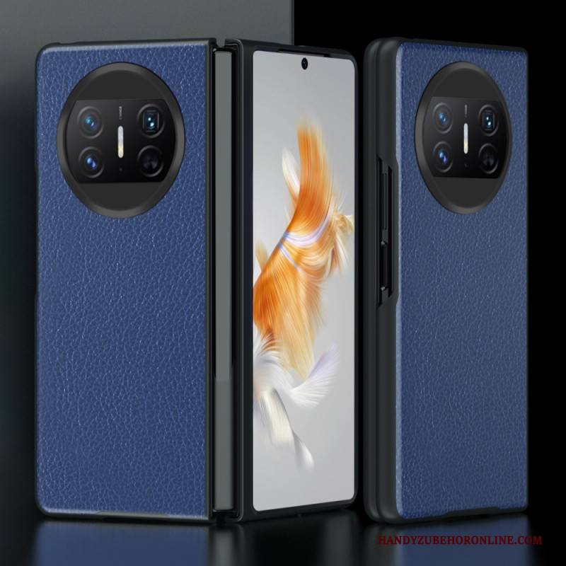 Hülle Huawei Mate X3 Litschi-lederoptik