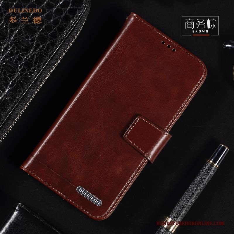 Hülle Huawei Nova 5t Leder Handyhüllen Anti-sturz, Case Huawei Nova 5t Schutz Karte