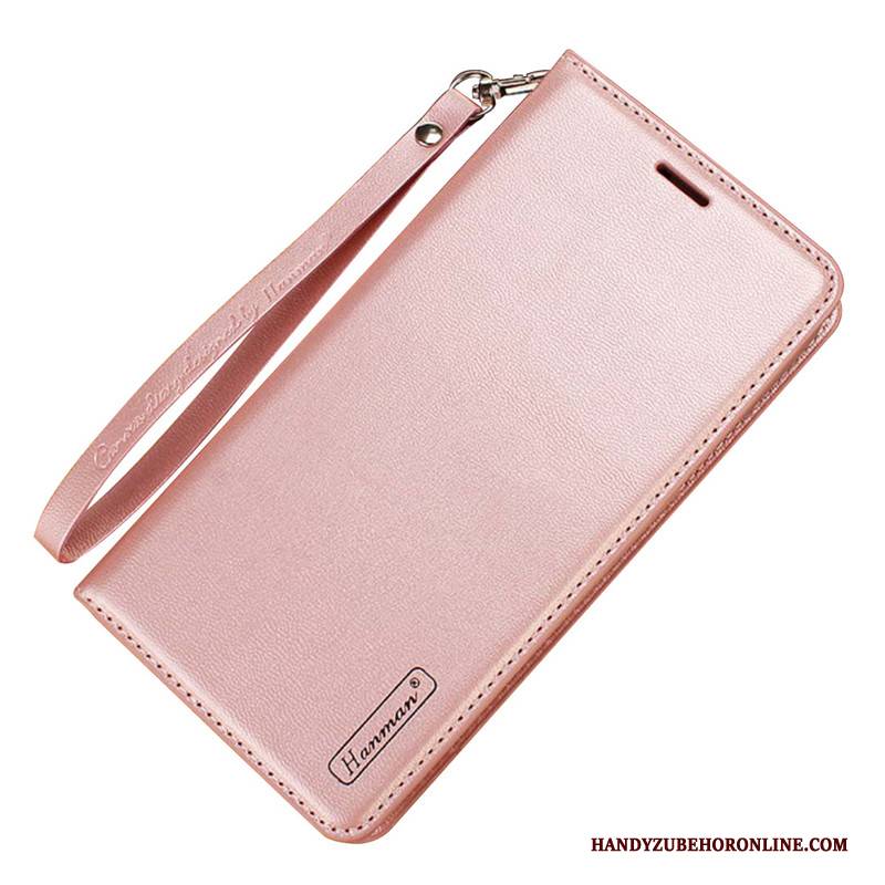 Hülle Huawei Nova 5t Lederhülle Hängende Verzierungen Handyhüllen, Case Huawei Nova 5t Folio Rosa