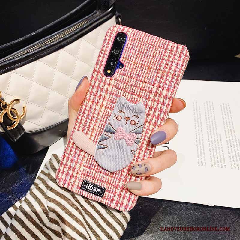 Hülle Huawei Nova 5t Mode Handyhüllen Stoff, Case Huawei Nova 5t Kreativ Trendmarke Persönlichkeit