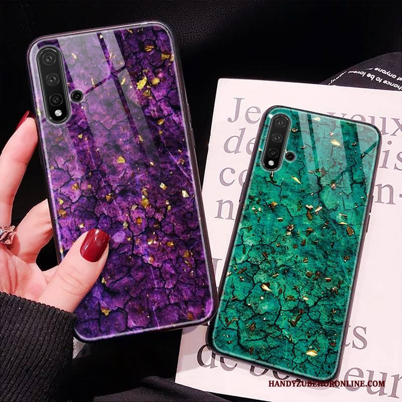 Hülle Huawei Nova 5t Schutz Angepasst Trendmarke, Case Huawei Nova 5t Persönlichkeit Glas