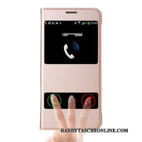 Hülle Huawei Nova Schutz Rosa Handyhüllen, Case Huawei Nova Lederhülle Trend