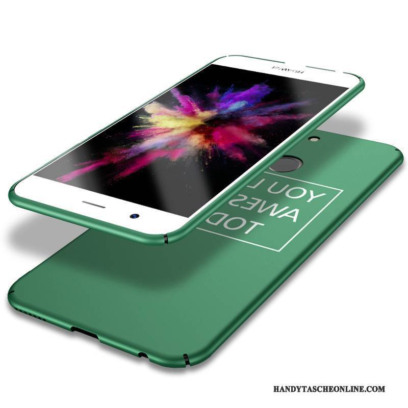 Hülle Huawei Nova Schutz Schwer Grün, Case Huawei Nova Handyhüllen Nubuck