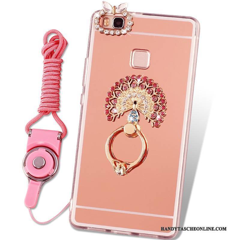 Hülle Huawei Nova Silikon Handyhüllen Anti-sturz, Case Huawei Nova Weiche Hängende Verzierungen Ring