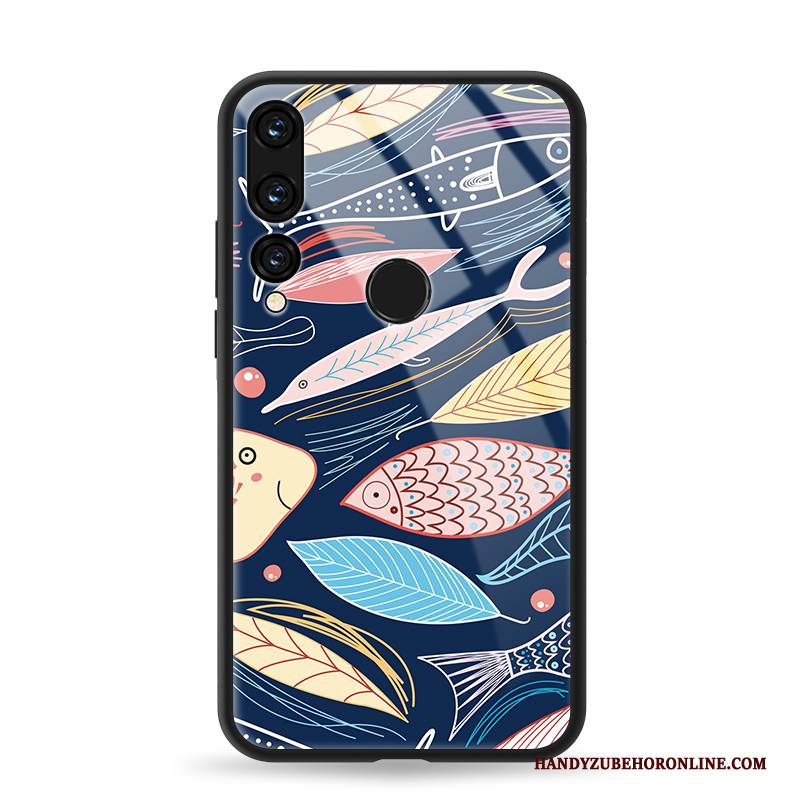 Hülle Huawei P Smart+ 2019 Schutz Membran Spiegel, Case Huawei P Smart+ 2019 Taschen Temperieren Glas