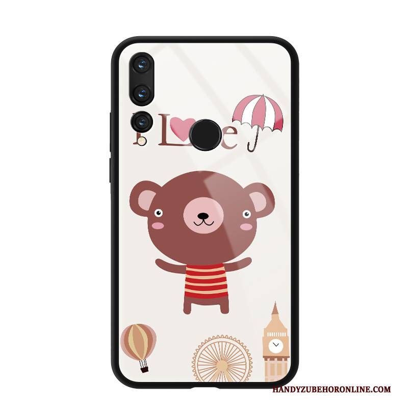 Hülle Huawei P Smart+ 2019 Silikon Nette Glas, Case Huawei P Smart+ 2019 Taschen Spiegel Pu