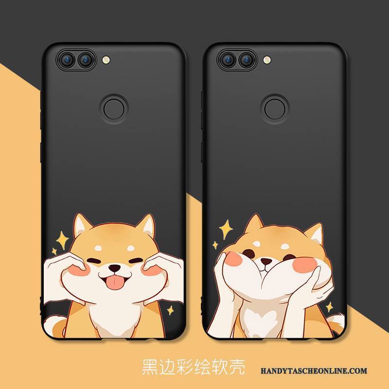 Hülle Huawei P Smart Silikon Gelb Hund, Case Huawei P Smart Weiche Jugend Super