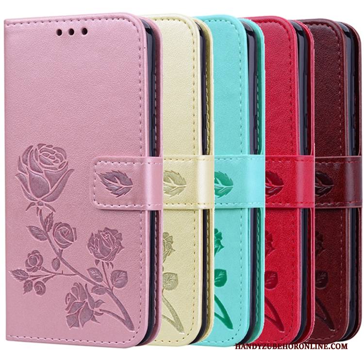Hülle Huawei P Smart Z Lederhülle Rosa Handyhüllen, Case Huawei P Smart Z