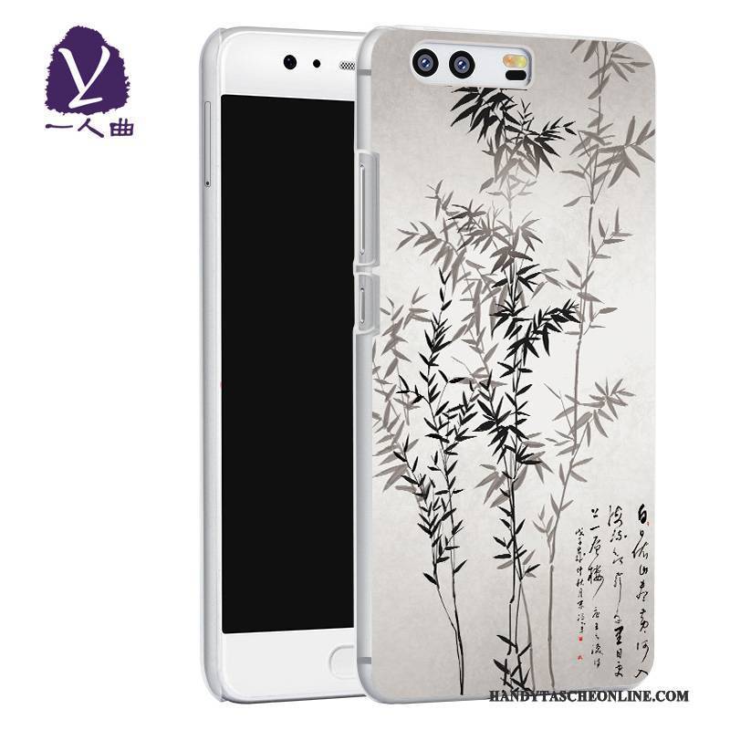 Hülle Huawei P10 Kreativ Handyhüllen Grau, Case Huawei P10 Schutz Anti-sturz Persönlichkeit