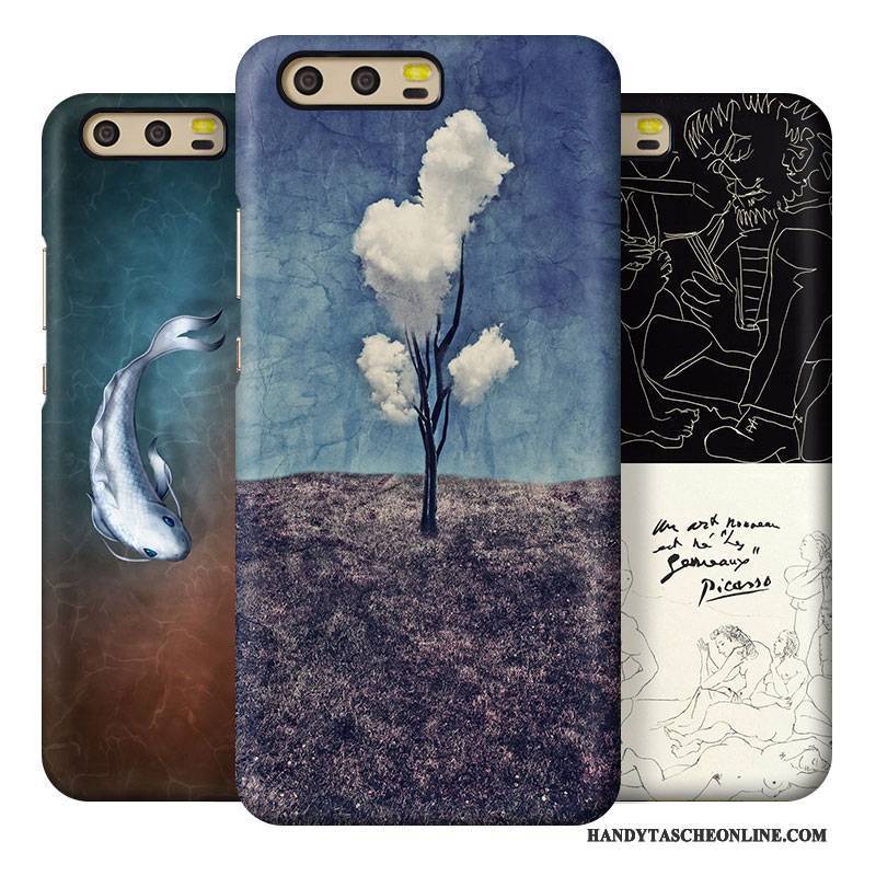 Hülle Huawei P10 Kreativ Nubuck Schwer, Case Huawei P10 Trendmarke Kunst