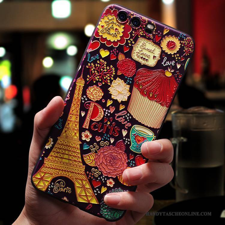 Hülle Huawei P10 Kreativ Nubuck Trend, Case Huawei P10 Farbe Anti-sturz Handyhüllen