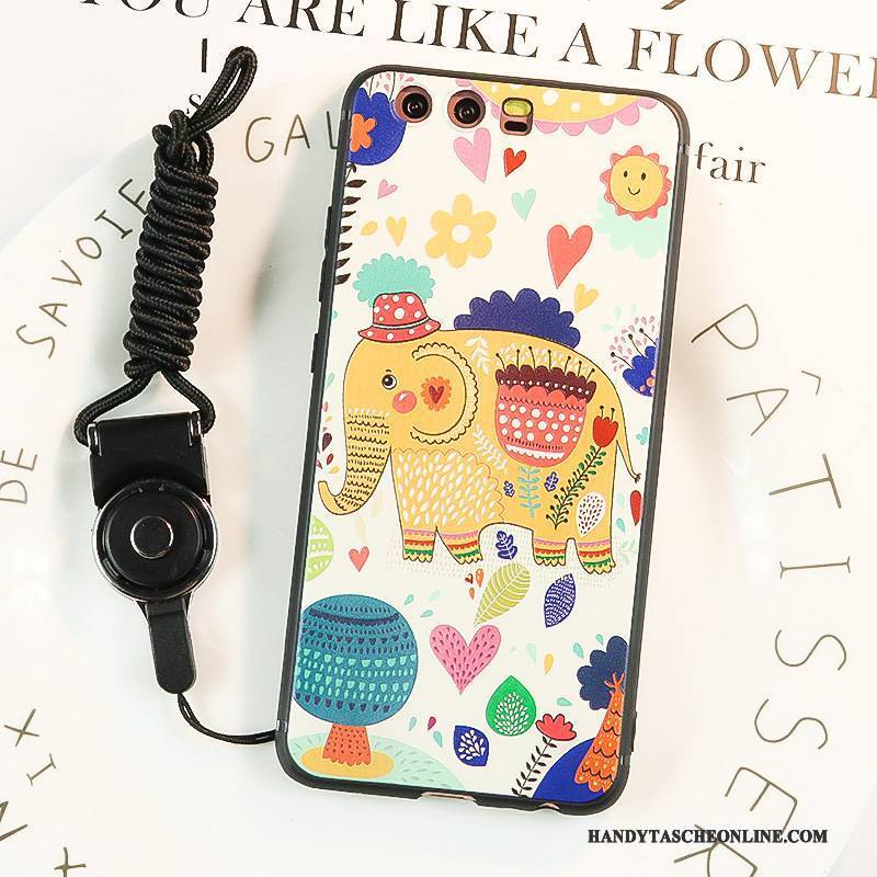 Hülle Huawei P10 Lite Farbe Hängende Verzierungen Handyhüllen, Case Huawei P10 Lite Halterung Anti-sturz