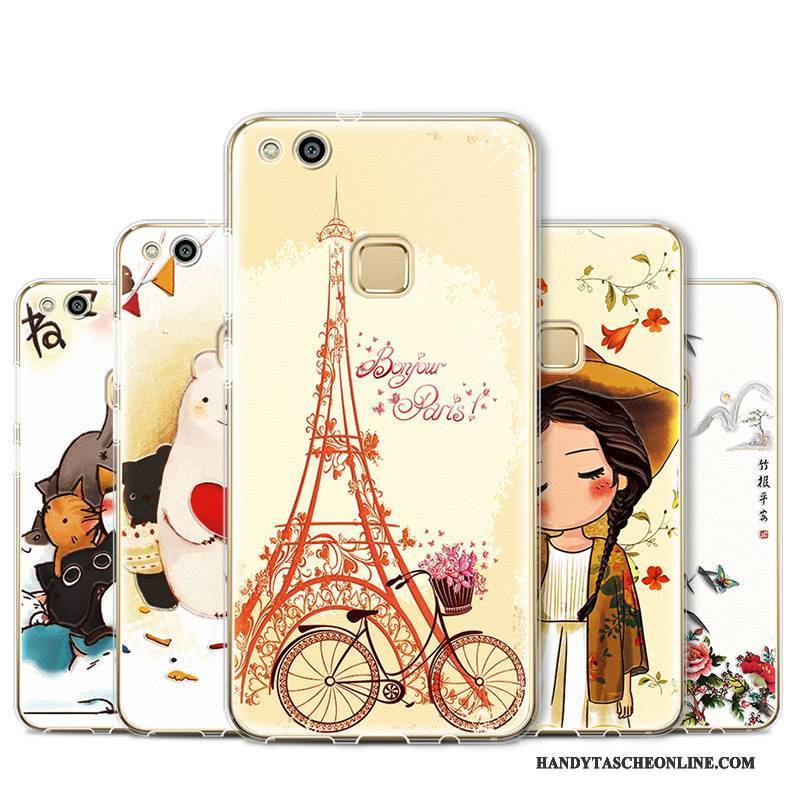 Hülle Huawei P10 Lite Taschen Handyhüllen Jugend, Case Huawei P10 Lite Weiche Gelb Licht