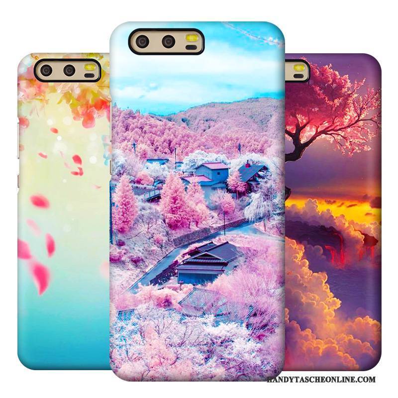 Hülle Huawei P10 Plus Farbe Schwer Sakura, Case Huawei P10 Plus Schutz Handyhüllen Persönlichkeit