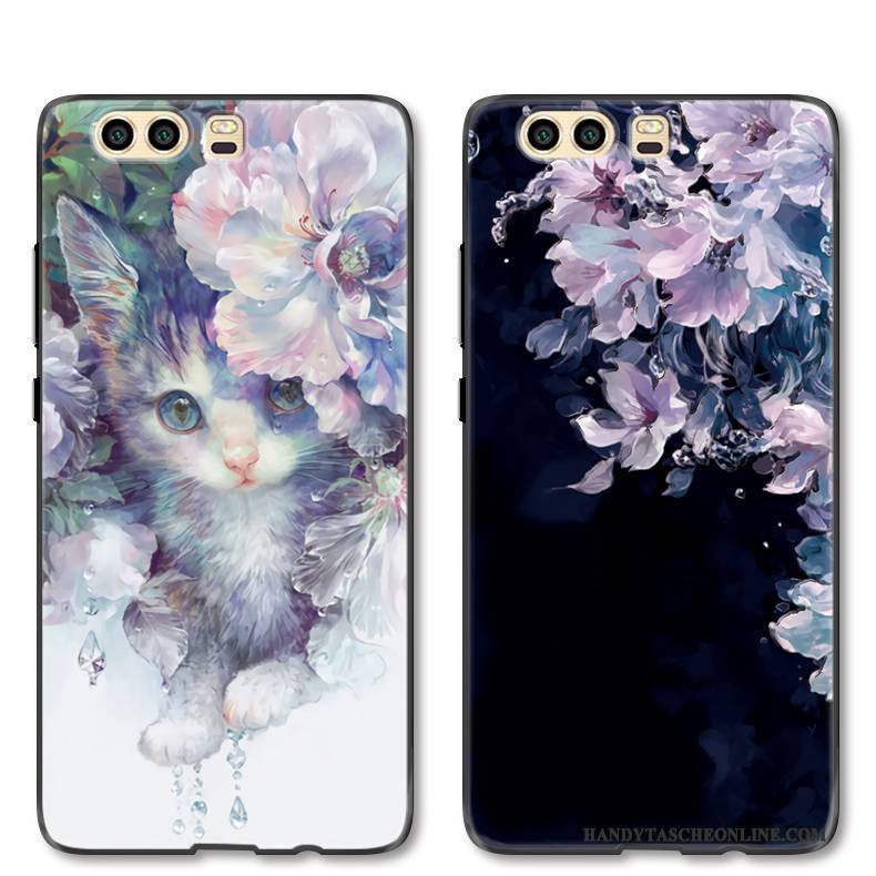 Hülle Huawei P10 Plus Luxus Hängende Verzierungen Blumen, Case Huawei P10 Plus Mode Handyhüllen Kunst