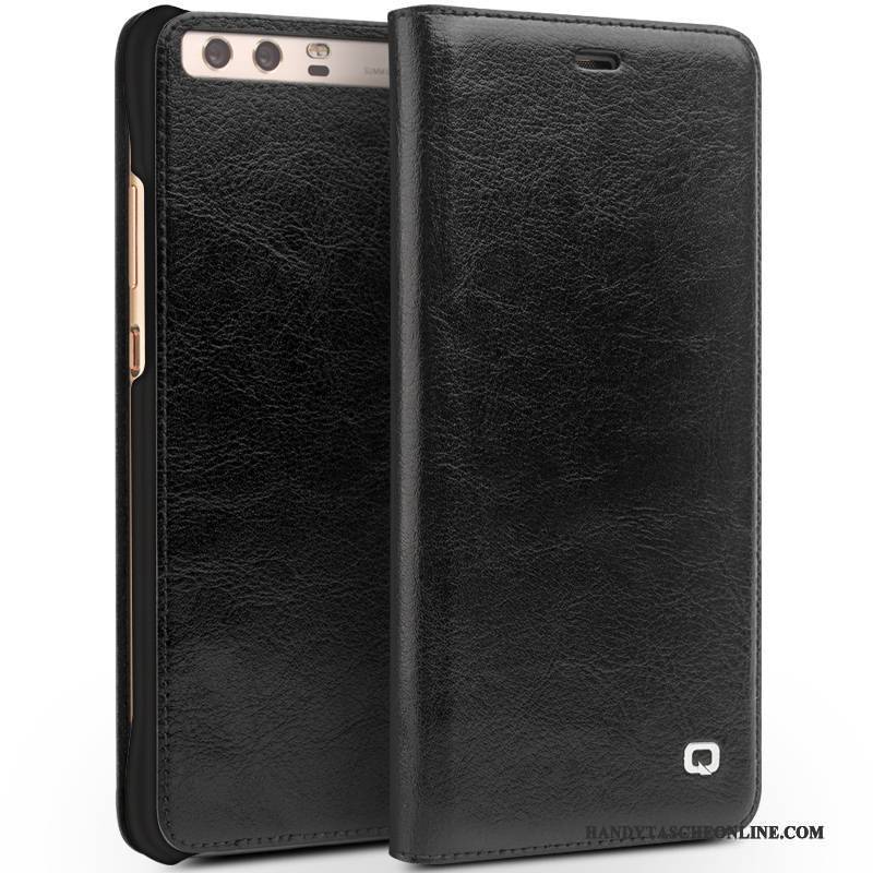 Hülle Huawei P10 Plus Schutz Schwarz Handyhüllen, Case Huawei P10 Plus Folio Business