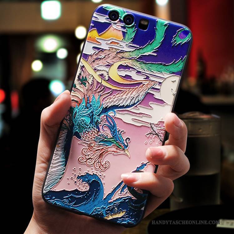 Hülle Huawei P10 Plus Silikon Anti-sturz Chinesische Art, Case Huawei P10 Plus Taschen Handyhüllen Ethnisch