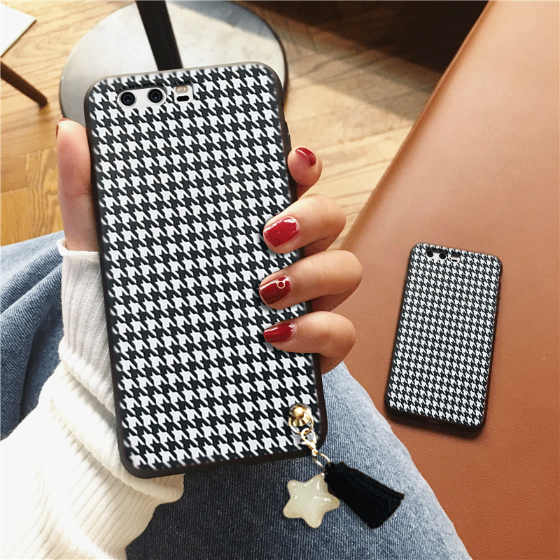 Hülle Huawei P10 Plus Silikon Schwarz Anti-sturz, Case Huawei P10 Plus Taschen Handyhüllen Nubuck