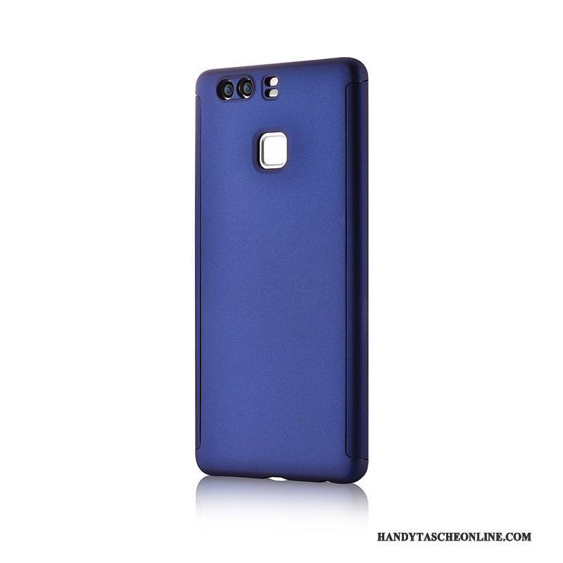 Hülle Huawei P10 Schutz Persönlichkeit Blau, Case Huawei P10 Taschen Anti-sturz Nubuck