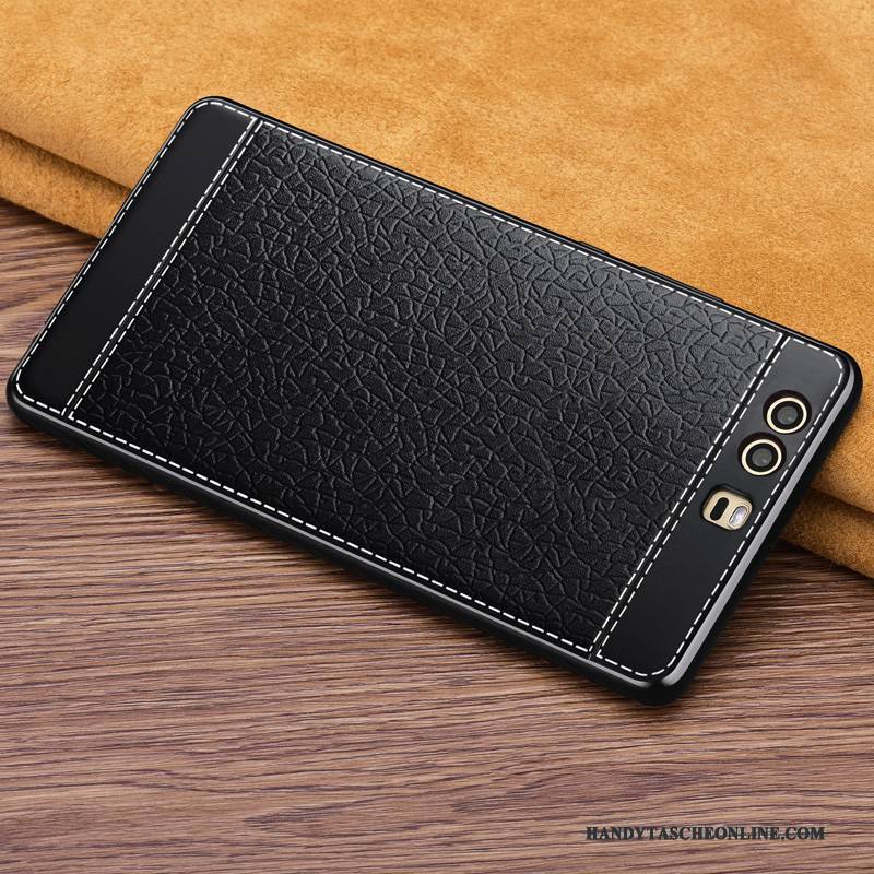 Hülle Huawei P10 Silikon Schwarz Handyhüllen, Case Huawei P10 Weiche Trend Dünne