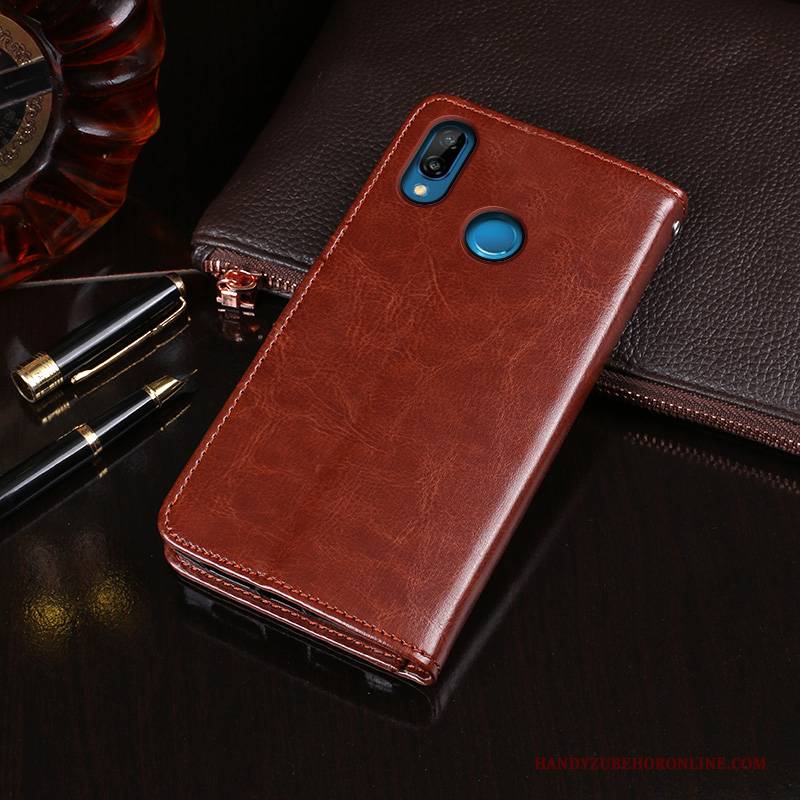 Hülle Huawei P20 Lite Folio Handyhüllen, Case Huawei P20 Lite Lederhülle