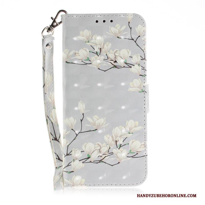 Hülle Huawei P20 Pro Schutz Sakura Weiß, Case Huawei P20 Pro Gemalt Handyhüllen Anti-sturz
