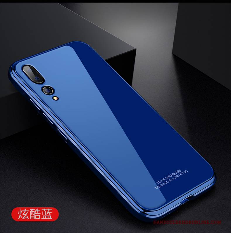 Hülle Huawei P20 Pro Taschen Leichtgewicht Blau, Case Huawei P20 Pro Schutz Handyhüllen Grenze