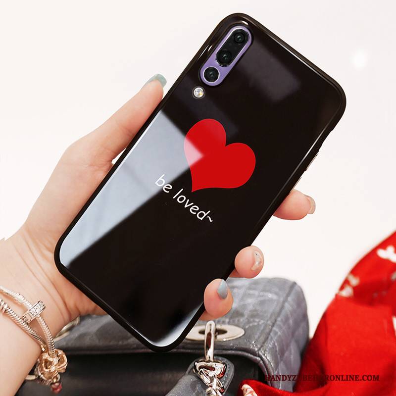 Hülle Huawei P20 Pro Taschen Trendmarke Liebe, Case Huawei P20 Pro Schwarz Handyhüllen