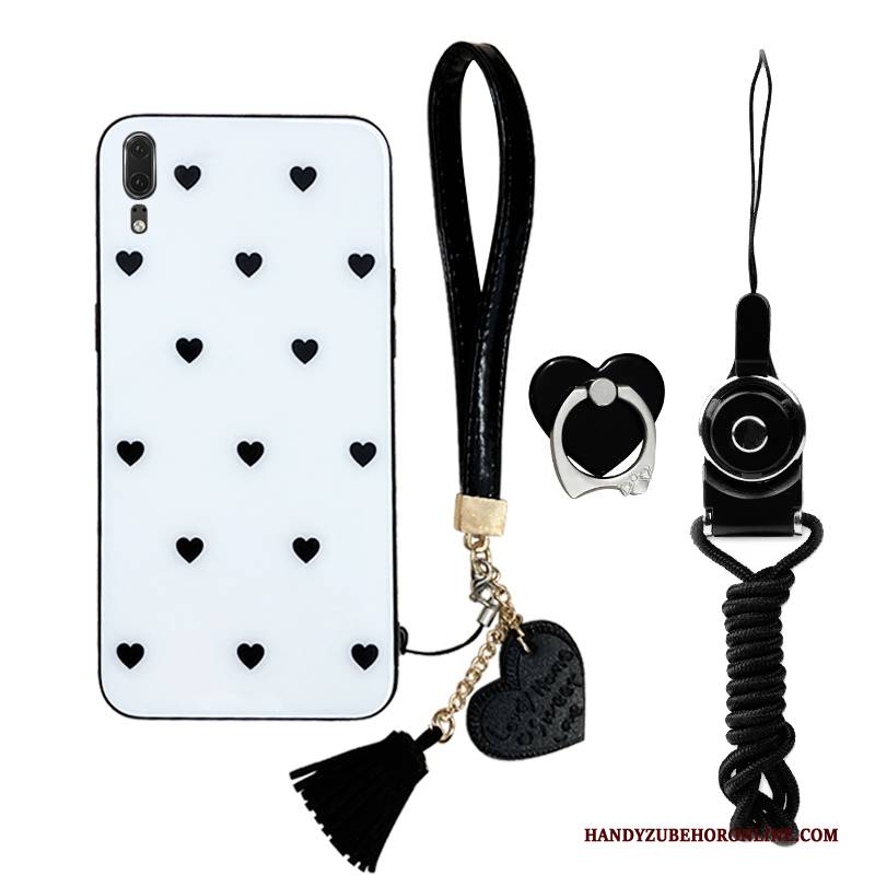 Hülle Huawei P20 Taschen Gehärtetes Glas Handyhüllen, Case Huawei P20 Silikon Neu Trend
