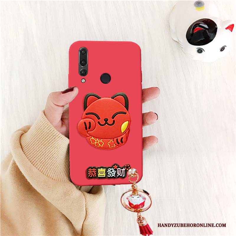 Hülle Huawei P30 Lite Silikon Handyhüllen Anti-sturz, Case Huawei P30 Lite Schutz Reichtum Katzen
