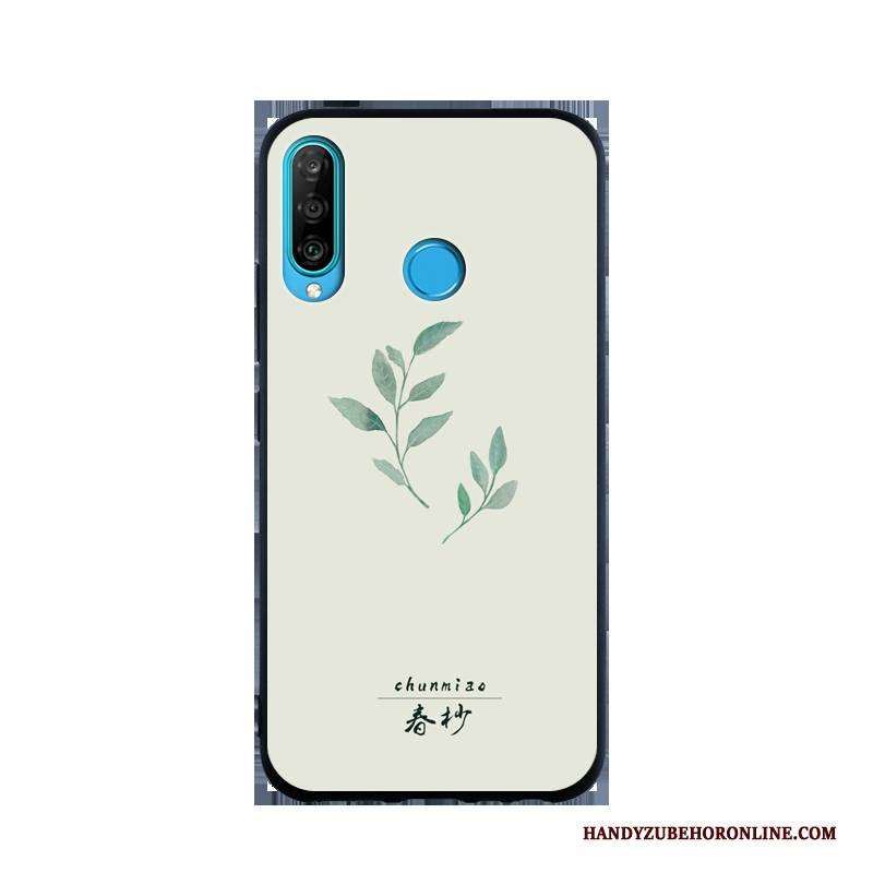 Hülle Huawei P30 Lite Weiche Grau Trend, Case Huawei P30 Lite Kreativ Handyhüllen Anti-sturz