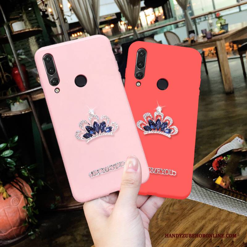 Hülle Huawei P30 Lite Weiche Rosa Anti-sturz, Case Huawei P30 Lite Schutz Handyhüllen Nubuck