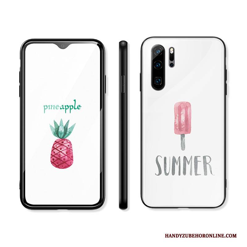 Hülle Huawei P30 Pro Kreativ Hängende Verzierungen Glas, Case Huawei P30 Pro Persönlichkeit Handyhüllen