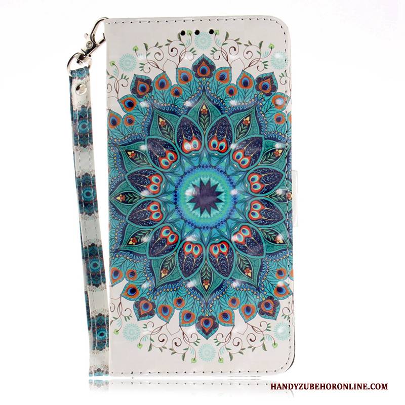 Hülle Huawei P30 Pro Lederhülle Blumen Pfau, Case Huawei P30 Pro Folio Weiß Handyhüllen
