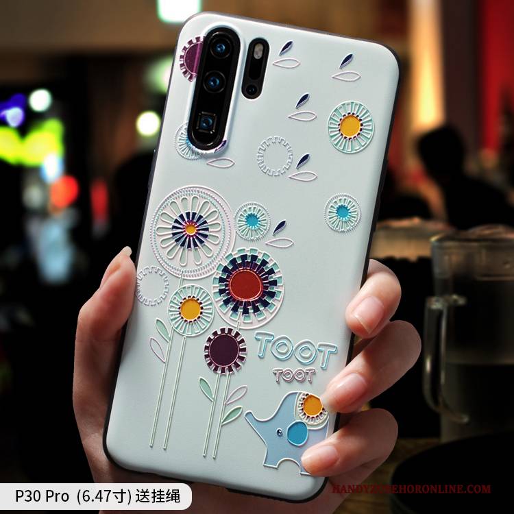 Hülle Huawei P30 Pro Weiche Anti-sturz Nette, Case Huawei P30 Pro Taschen Persönlichkeit Trendmarke