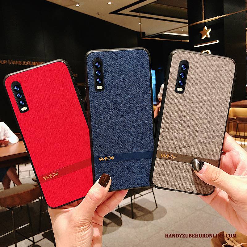 Hülle Huawei P30 Weiche Muster Neu, Case Huawei P30 Silikon Rot Persönlichkeit
